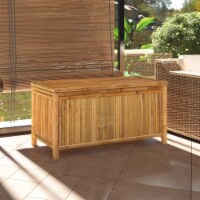 vidaXL Patio Storage Box 43.3 x20.5 x21.7 Bamboo