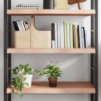 vidaXL Wall Shelf Light Brown 31.5 x15.7 x(0.8 -2.4 ) Treated Solid Wood Oak