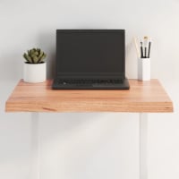 vidaXL Table Top Light Brown 23.6 x19.7 x(0.8 -1.6 ) Treated Solid Wood Live Edge
