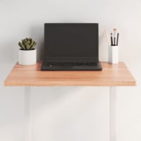 vidaXL Table Top Light Brown 23.6 x23.6 x0.8 Treated Solid Wood Oak Live Edge