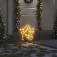 vidaXL Christmas Light Decorations with Spikes 3 pcs Star 50 LEDs 11.4