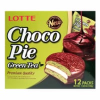 Lotte Green Tea Choco Pie
