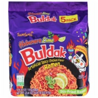 Buldak® Habanero Lime Stir-Fried Ramen Multipack Perspective: Main