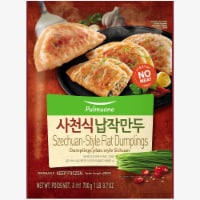 Pulmuone Szechuan Style Spicy Pan Fried Flat Dumplings Perspective: Main