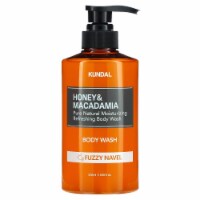 Kundal Honey & Macadamia Refreshing Body Wash Fuzzy Navel - 16.90 fl oz (500 ml)