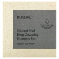 Kundal Mineral Mud Deep Cleansing Shampoo Bar French Lavender - 3.53 oz (100 g)