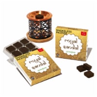 Royal Sandal Incense Bricks & Burner Set Perspective: Main