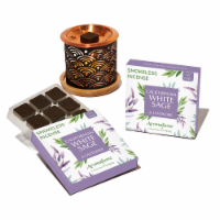 White Sage & Lavender Incense Bricks & Burner Set Perspective: Main