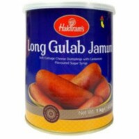 Haldiram's Long Gulab Jamun - 1 Kg (35.27 Oz) Perspective: Main