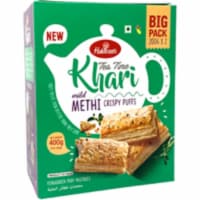 Haldiram's Tea Time Khari Mild Methi - 400 Gm (14.12 Oz)