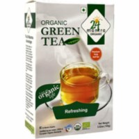 24 Mantra Organic Green Tea - 100 Gm (3.5 Oz)