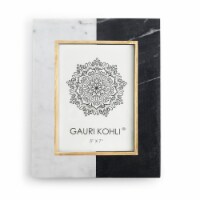 Bellissimo White Black Marble Picture Frame