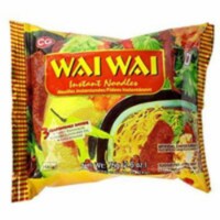 Wai Wai Instant Noodle Veg Masala Flavored - 65 Gm  (2 Oz)