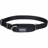 Red Dingo MC-ZZ-BB-25 Martingale Dog Collar Classic Black- Large Perspective: Main