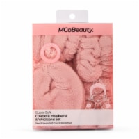 MCoBeauty Super Soft Cosmetic Headband & Wristband Set Perspective: Main