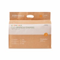 Ecoriginals Plant Based Potty Training Pants | Crawler Size 3 | 6 Packs, 132 Count