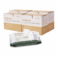 Ecoriginals 100% Bamboo Wipes | Organic Goat Milk | 12 Packs, 840 Count