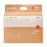 Ecoriginals Plant Based Baby Diapers | Toddler Size 4 | 1 Pack, 22 Count