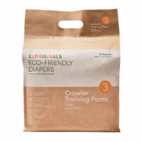 Ecoriginals Plant Based Potty Training Pants | Crawler Size 3 | 12 Packs, 264 Count
