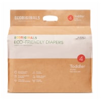 Ecoriginals Plant Based Baby Diapers | Toddler Size 4 | 12 Packs, 264 Count