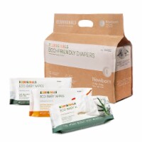Ecoriginals Trial Pack | Plant Based Diapers and Wipes | Newborn Size 0