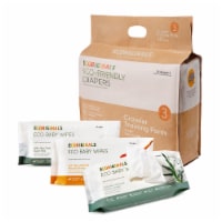 Ecoriginals Trial Pack | Plant Based Potty Training Pants and Variety Wipes | Crawler Size 3