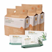 Ecoriginals Plant Based 3 Packs of Training Pants + 3 Packs of Water Wipes | Crawler Size 3 |