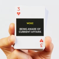 Millennial Slang Language Learning Playing Cards in Tin Box