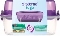 Sistema® To Go™ Stackable Square Lunch Box