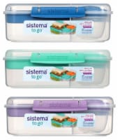 Sistema® Snacks To Go Container - Assorted, 13.5 oz - Fry's Food Stores