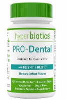 Hyperbiotics PRO-Dental Natural Mint Flavor Probiotics for Oral Health Chewable Tablets Perspective: Main