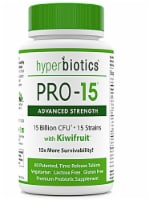 Hyperbiotics PRO-15 Advanced Strength Probiotics Time Release Tablets