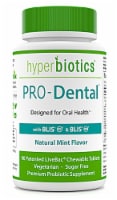 Hyperbiotics PRO-Dental Natuarl Mint Flavor Probiotics Chewable Tablets