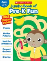 Jumbo Book of Pre-K Fun Workbook by Scholastic Perspective: Main