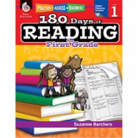 Shell Education  180 Days Of Reading Book For First