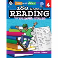 Shell Education  180 Days Of Reading Book For Fourth