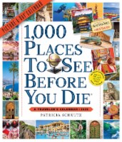 2023 1,000 Places to See Before You Die Wall Calendar by Workman Publishing Perspective: Main