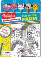Hidden Pictures Fun on the Farm Colored Pencil Toppers and Activity Book by Highlights Perspective: Main