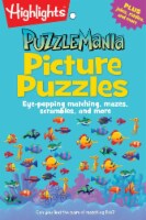 Highlights PuzzleMania Picture Puzzles Activity Book - Blue Perspective: Main