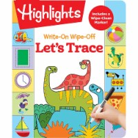 Highlights Let's Trace Write-On Wipe-Off Fun to Learn Activity Book Perspective: Main
