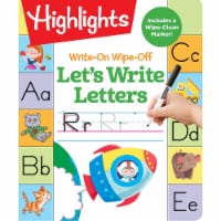 Highlights Let's Write Letters Write-On Wipe-Off Fun to Learn Activity Book Perspective: Main