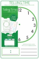 Bendon Telling Time Wipe Clean Practice Board Perspective: Main