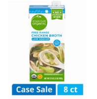 Simple Truth Organic®  Low Sodium Free Range Chicken Broth Case Sale