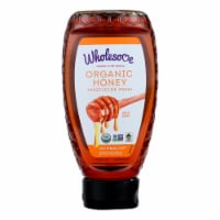 Wholesome Sweeteners Honey - Organic - Amber - Squeeze Bottle - 16 oz - case of 6