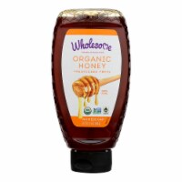 Wholesome! Organic Honey  - Case of 6 - 24 OZ