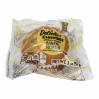 Otis Spunkmeyer Whole Grain Individually Wrapped Banana Muffin, 2 Ounce -- 72 per case.