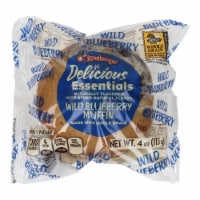 Otis Spunkmeyer Whole Grain Wild Blueberry Muffin, 4 Ounce -- 48 per case.