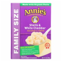 Annie's™ Homegrown Family Size Shells and White Cheddar Mac and Cheese - Case of 6 - 10.5 oz.
