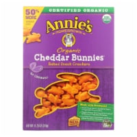 Annie's™ Homegrown Organic Bunnies Crackers - Cheddar - Case of 6 - 11.25 oz