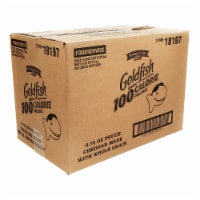 Goldfish Baked Snack Crackers Whole Grain Cheddar 0.75 oz. 100/Pack (140018197) 307-00221
